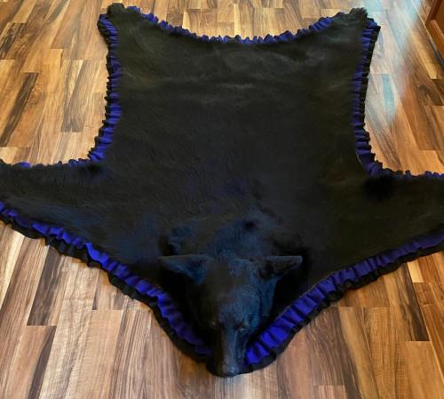 Bear Rug Blue_Black Felt